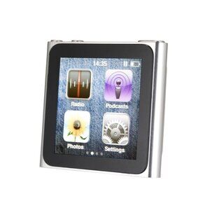 Apple iPod nano 6th Generation Silver (16 GB) Works Great